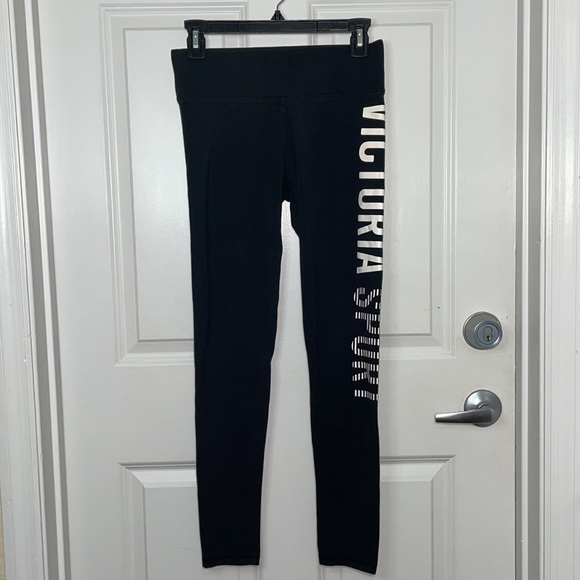 Victoria’s Secret SPORT Leggings Size Small Black - Picture 2 of 7